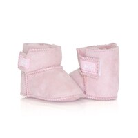 UGG Boots Kids Bootie - Baby Infant Shoes, Premium Australia Sheepskin, No Sole - Pink - Xl