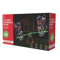 Stockholm LED Gingerbread Man Seesaw
