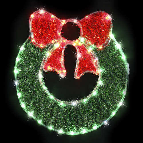Stockholm Led Tinsel Wreath Ropelight